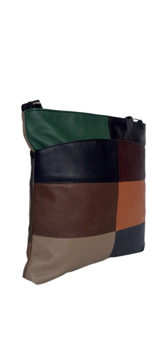 Geanta Dama Piele Naturala Multicolor Evelina G04588 [3]