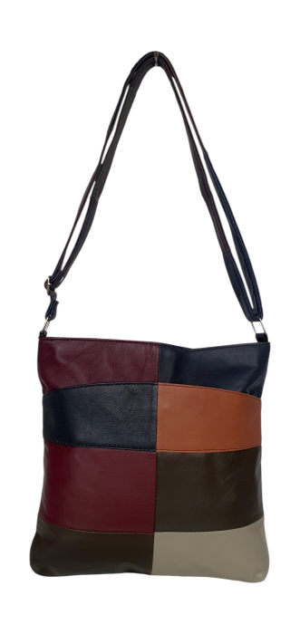 Geanta Dama Piele Naturala Multicolor Evelina G04589 [2]