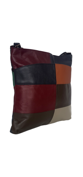 Geanta Dama Piele Naturala Multicolor Evelina G04589 [3]