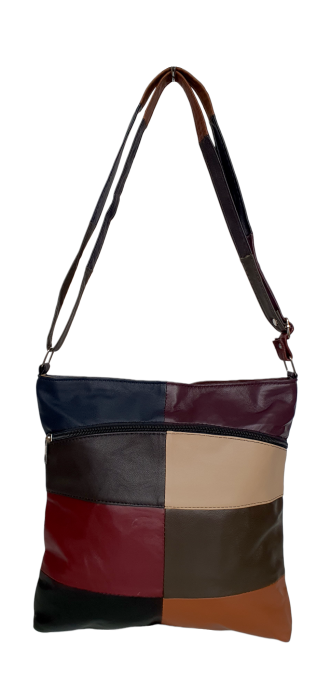 Geanta Dama Piele Naturala Multicolor Evelina G04648 [4]