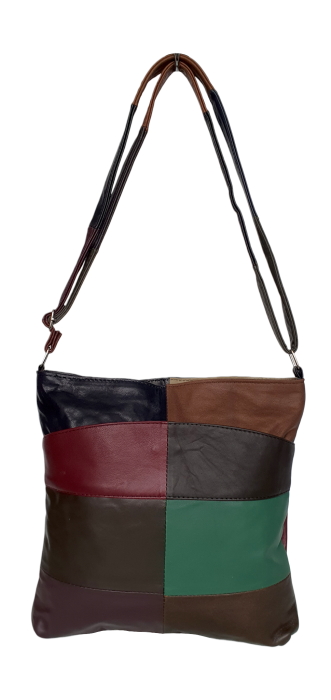 Geanta Dama Piele Naturala Multicolor Evelina G04648 [2]