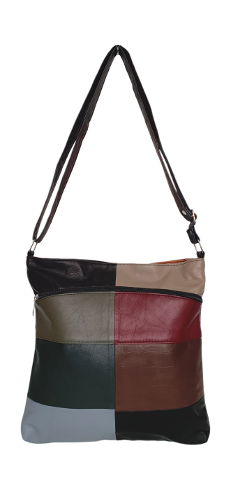 Geanta Dama Piele Naturala Multicolor Evelina G04649 [4]