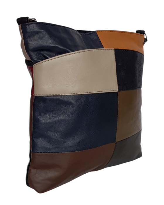 Geanta Dama Piele Naturala Multicolor Evelina G04649 [3]