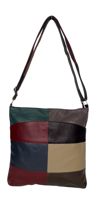 Geanta Dama Piele Naturala Multicolor Evelina G04650 [2]