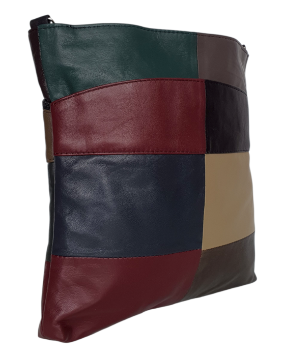 Geanta Dama Piele Naturala Multicolor Evelina G04650 [3]