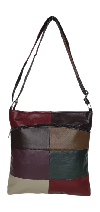 Geanta Dama Piele Naturala Multicolor Evelina G04650 [4]