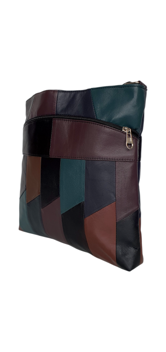 Geanta Dama Piele Naturala Multicolor Evelina G04651 [3]