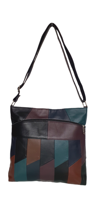 Geanta Dama Piele Naturala Multicolor Evelina G04651 [4]