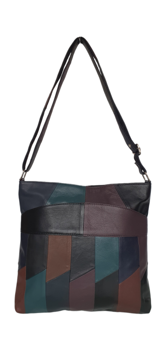 Geanta Dama Piele Naturala Multicolor Evelina G04651 [2]