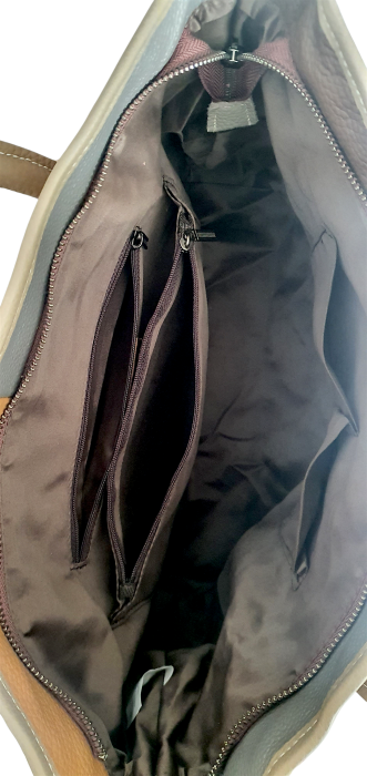 Geanta Dama Piele Naturala Multicolor Ivanna G04573 [8]