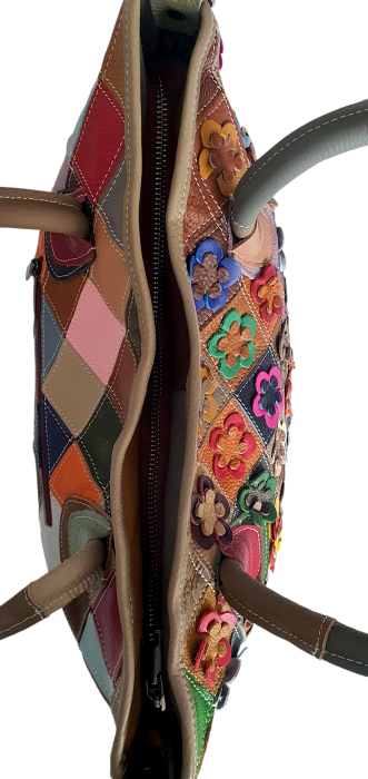 Geanta Dama Piele Naturala Multicolor Ivanna G04573 [7]