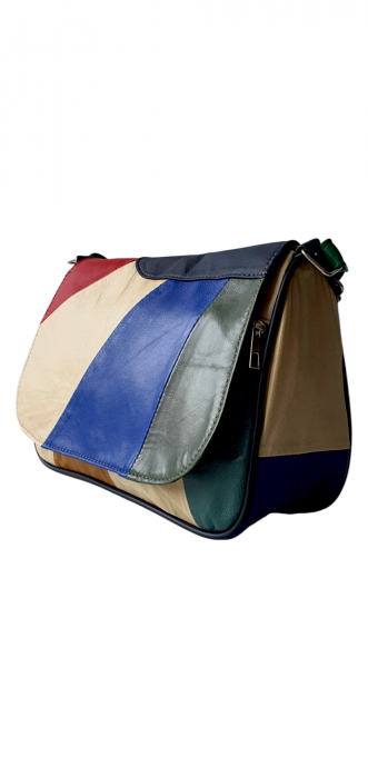 Geanta Dama Piele Naturala Multicolora Ada G04275 [1]
