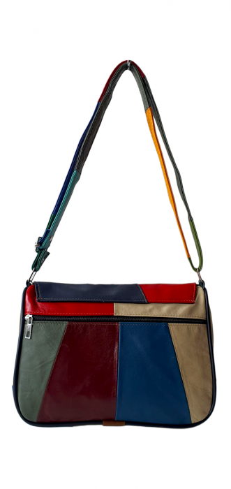 Geanta Dama Piele Naturala Multicolora Ada G04275 [4]