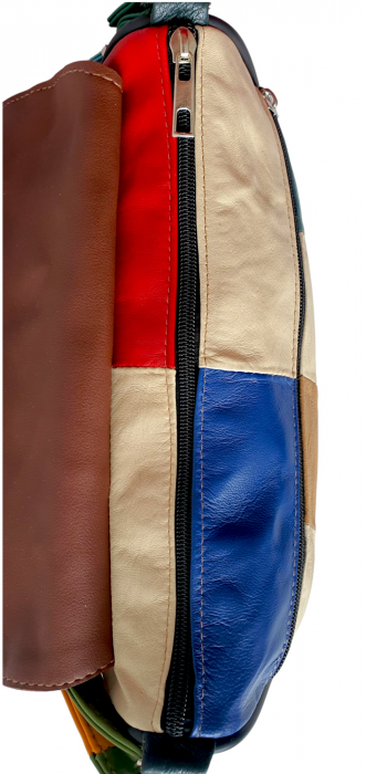 Geanta Dama Piele Naturala Multicolora Ada G04275 [6]