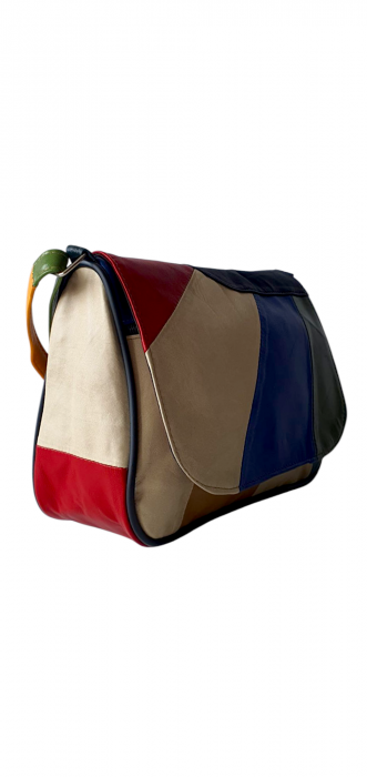 Geanta Dama Piele Naturala Multicolora Ada G04275 [3]