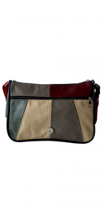Geanta Dama Piele Naturala Multicolora Ada G04277 [5]