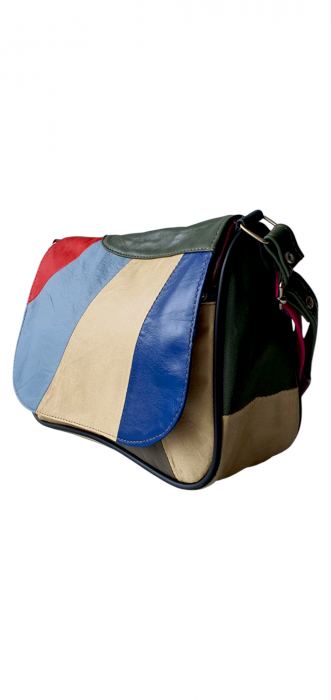Geanta Dama Piele Naturala Multicolora Ada G04277 [1]