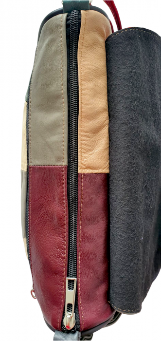 Geanta Dama Piele Naturala Multicolora Ada G04277 [6]