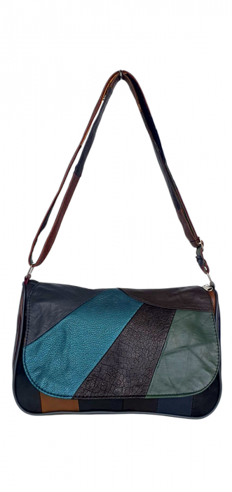 Geanta Dama Piele Naturala Multicolora Ada G04340 [2]