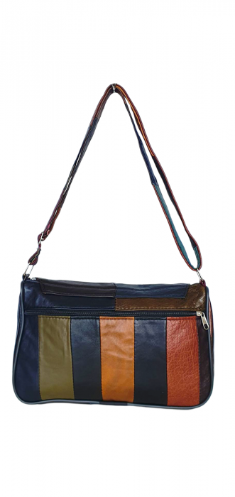 Geanta Dama Piele Naturala Multicolora Ada G04340 [4]