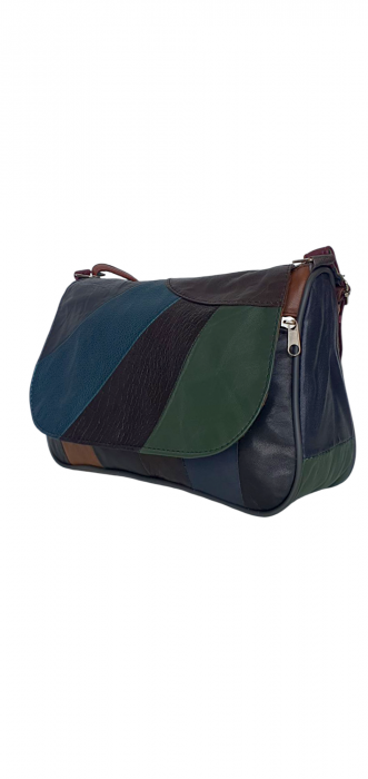 Geanta Dama Piele Naturala Multicolora Ada G04340 [1]