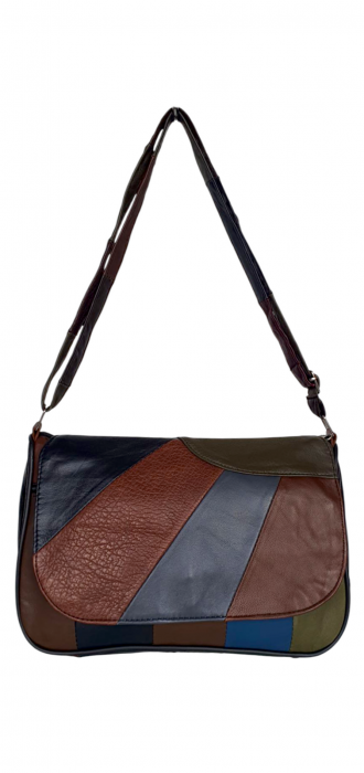 Geanta Dama Piele Naturala Multicolora Ada G04343 [2]