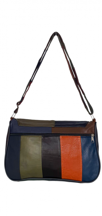 Geanta Dama Piele Naturala Multicolora Ada G04343 [4]