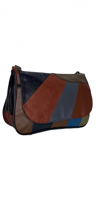 Geanta Dama Piele Naturala Multicolora Ada G04343 [3]