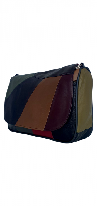 Geanta Dama Piele Naturala Multicolora Ada G04364 [1]