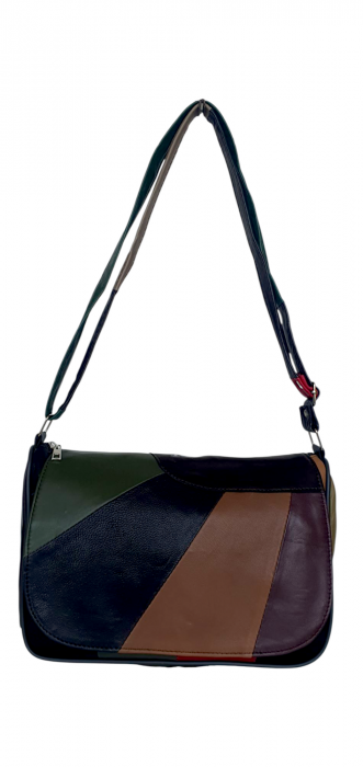 Geanta Dama Piele Naturala Multicolora Ada G04364 [2]