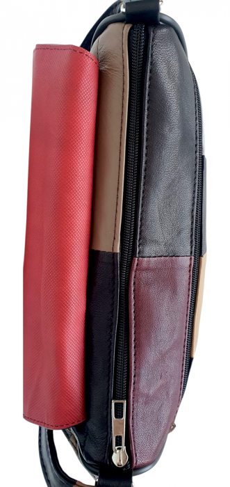 Geanta Dama Piele Naturala Multicolora Ada G04365 [5]
