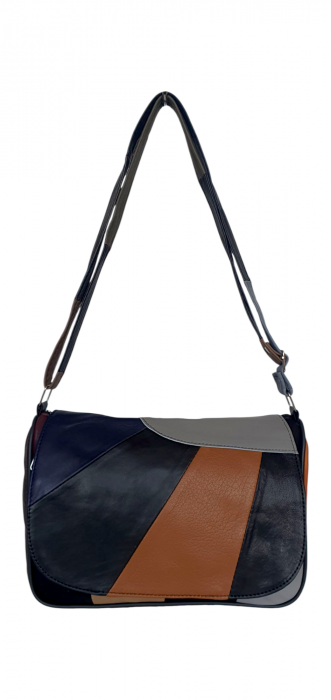 Geanta Dama Piele Naturala Multicolora Ada G04365 [2]