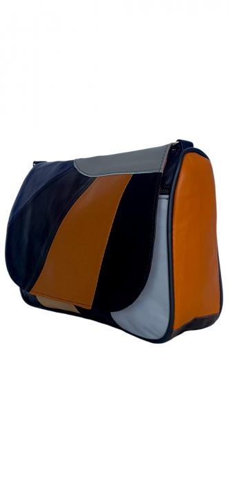 Geanta Dama Piele Naturala Multicolora Ada G04365 [1]
