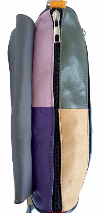 Geanta Dama Piele Naturala Multicolora Ada G04367 [5]