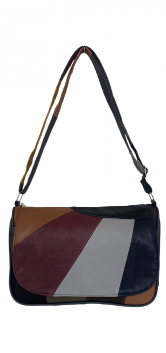 Geanta Dama Piele Naturala Multicolora Ada G04368 [2]