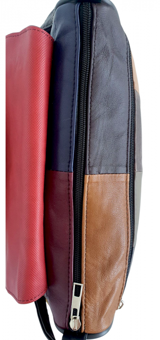 Geanta Dama Piele Naturala Multicolora Ada G04368 [5]