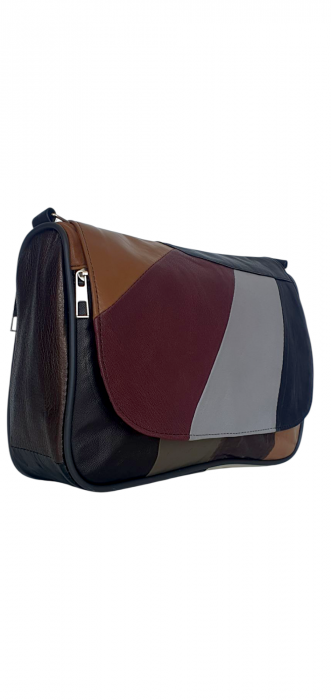 Geanta Dama Piele Naturala Multicolora Ada G04368 [3]