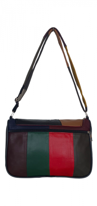 Geanta Dama Piele Naturala Multicolora Ada G04368 [4]