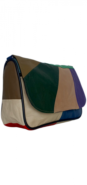 Geanta Dama Piele Naturala Multicolora Ada G04369 [3]