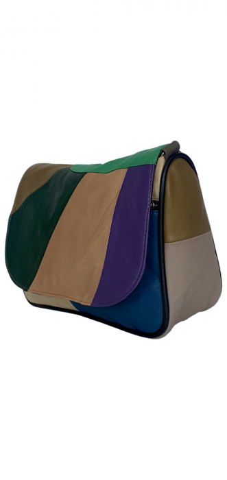 Geanta Dama Piele Naturala Multicolora Ada G04369 [1]