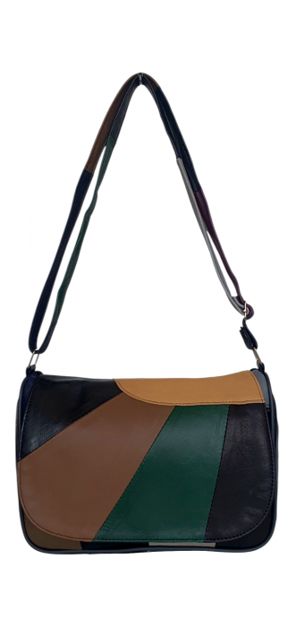 Geanta Dama Piele Naturala Multicolora Ada G04370 [2]