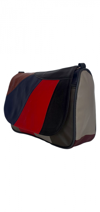Geanta Dama Piele Naturala Multicolora Ada G04371 [1]