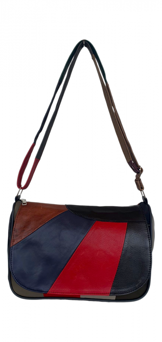 Geanta Dama Piele Naturala Multicolora Ada G04371 [2]