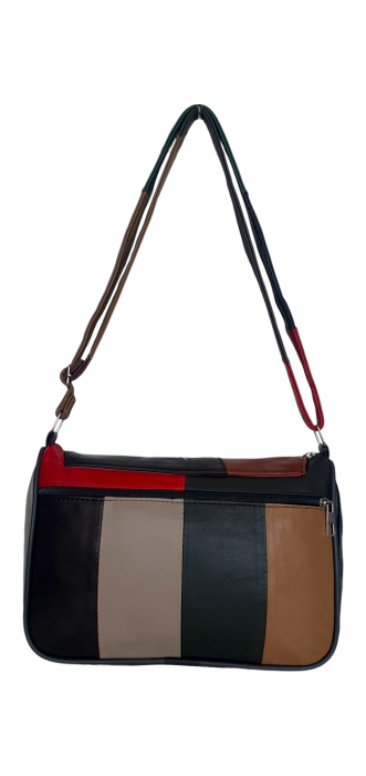 Geanta Dama Piele Naturala Multicolora Ada G04371 [4]