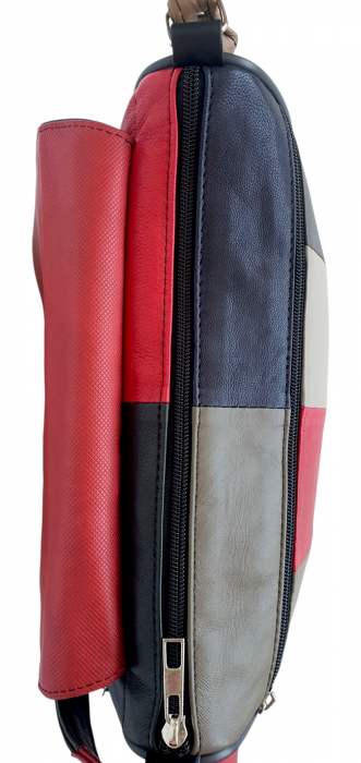 Geanta Dama Piele Naturala Multicolora Ada G04371 [5]
