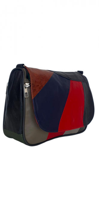 Geanta Dama Piele Naturala Multicolora Ada G04371 [3]
