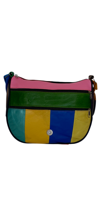 Geanta Dama Piele Naturala Multicolora Adriana G04492 [5]