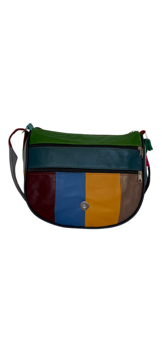 Geanta Dama Piele Naturala Multicolora Adriana G04493 [5]