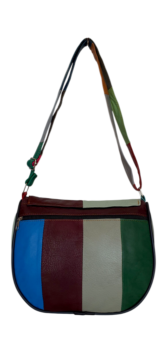 Geanta Dama Piele Naturala Multicolora Adriana G04493 [4]