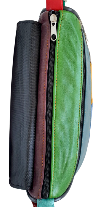 Geanta Dama Piele Naturala Multicolora Adriana G04493 [6]
